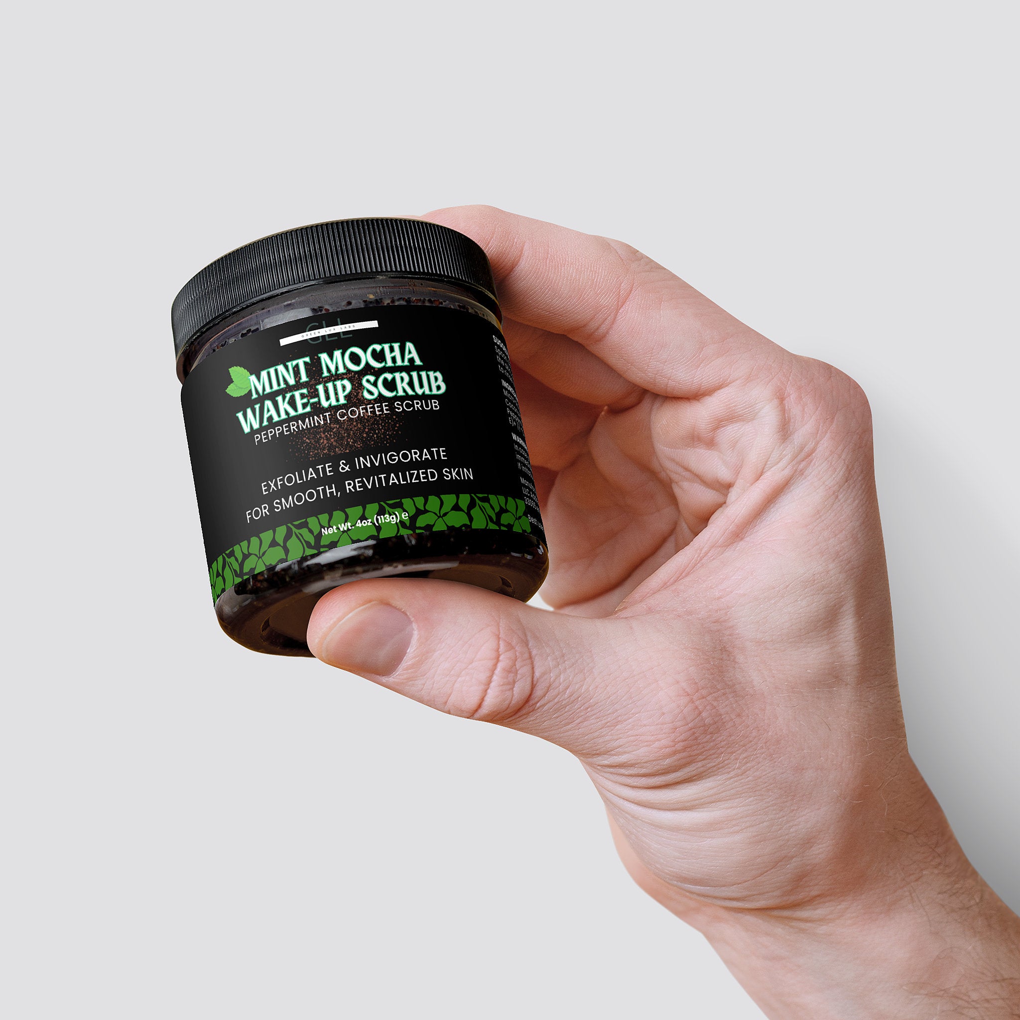 Mint Mocha Wake- up scrub