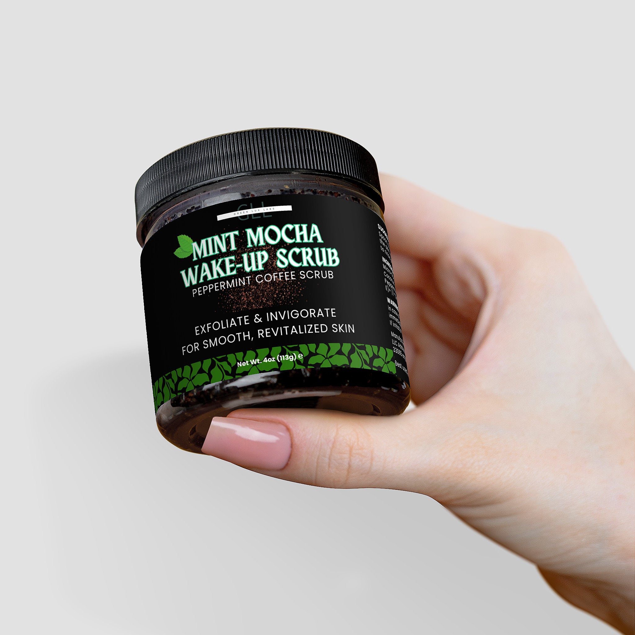 Mint Mocha Wake- up scrub