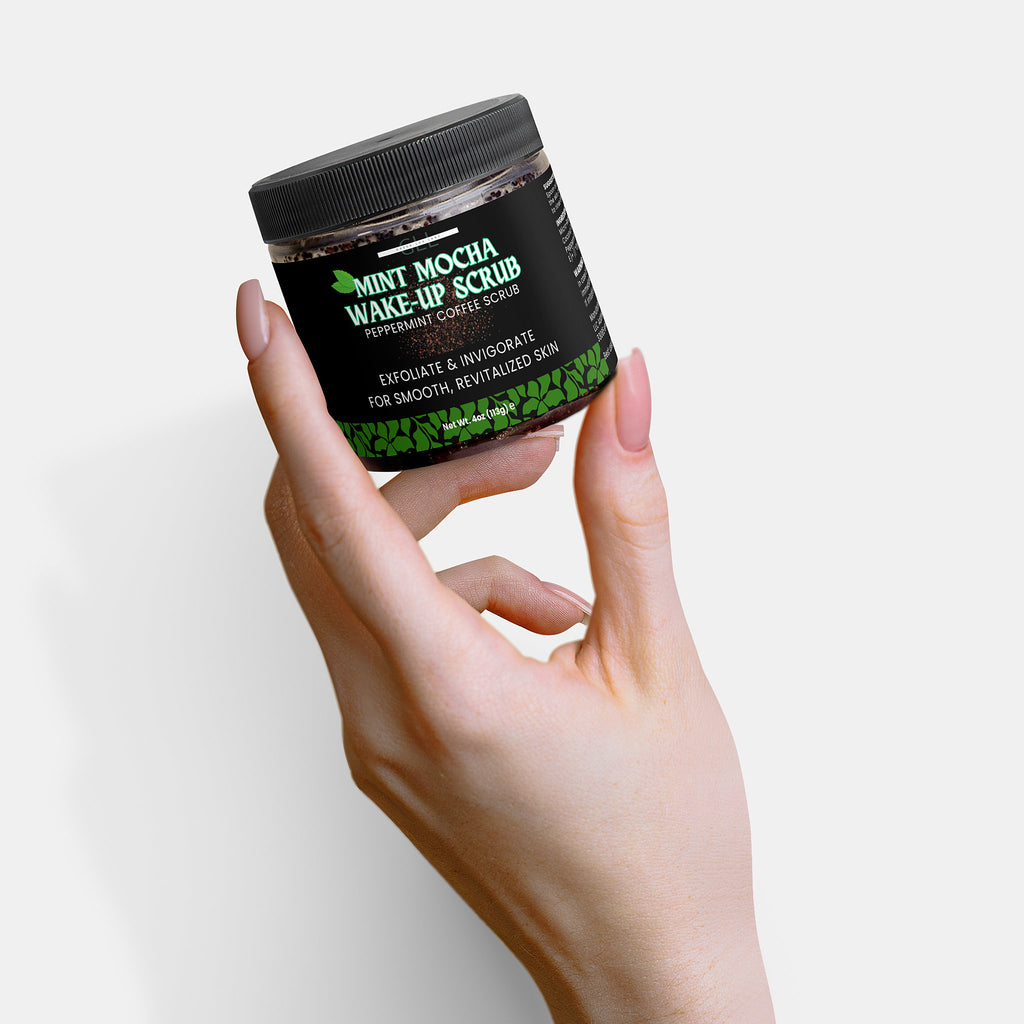 Mint Mocha Wake- up scrub