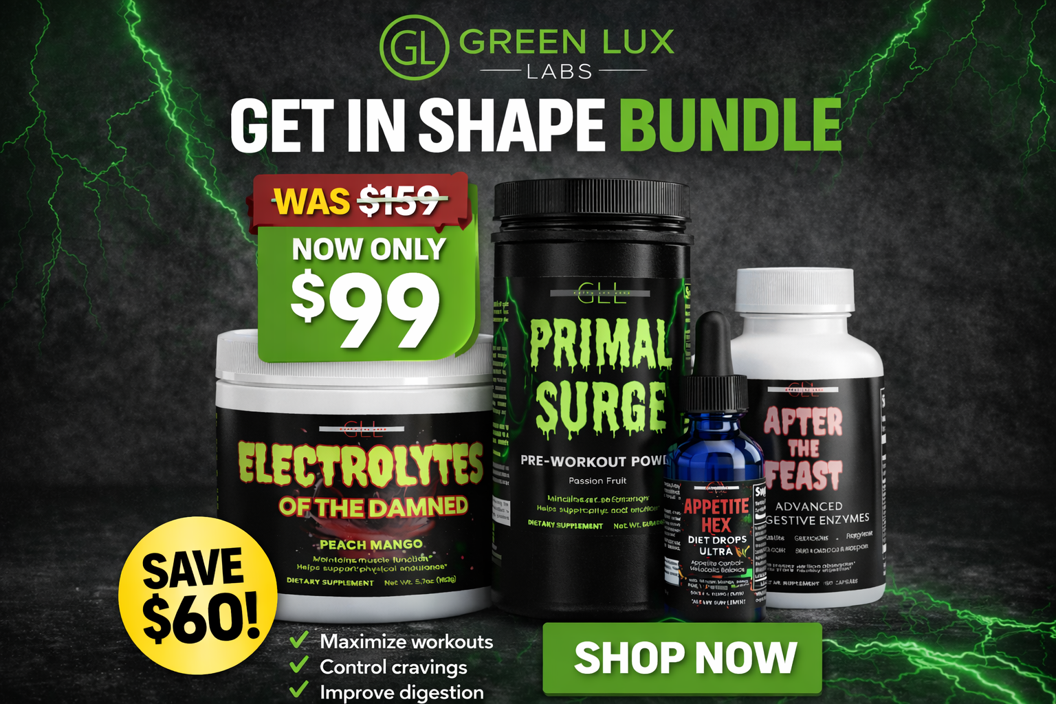 Green Lux Shop's Get in Shape Bundle